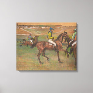Lienzo Edgar Degas - Caballos de Raza