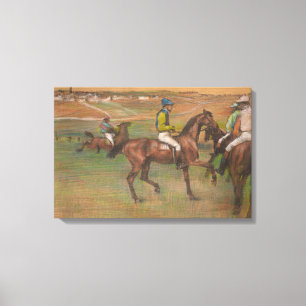 Lienzo Edgar Degas - Caballos de Raza
