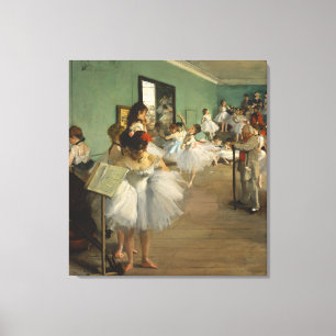 Lienzo EDGAR DEGAS - Clase de baile 1874