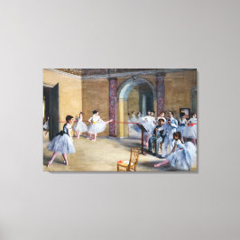 Lienzo Edgar Degas - Dance Foyer, Opera rue Le Peletier