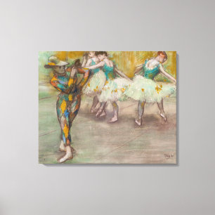 Lienzo Edgar Degas - Danza Harlequin
