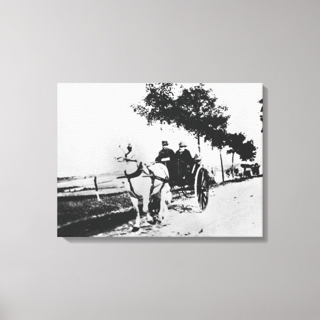 Lienzo Edgar Degas | Edgar Degas y un amigo (Anverso)