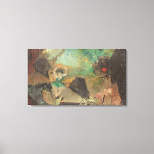 Lienzo Edgar Degas el   el Loge, c.1883