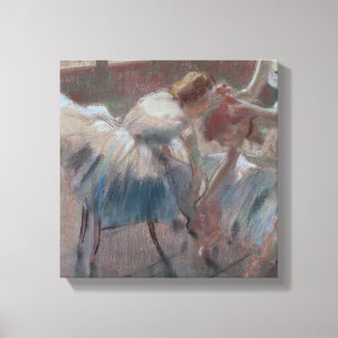 Lienzo Edgar Degas el   tres bailarines que se preparan