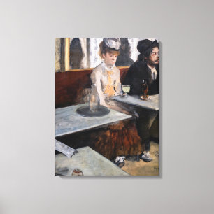 Lienzo Edgar Degas - En un café / El ajenjo