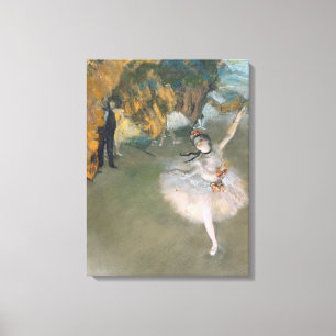 Lienzo Edgar Degas   Estrella o bailarina en el escenario