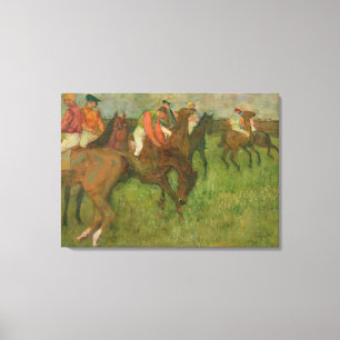 Lienzo Edgar Degas   Jockeys, 1886-90