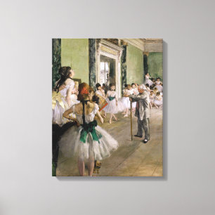 Lienzo Edgar Degas - La clase de baile