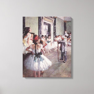 Lienzo Edgar Degas La clase de baile