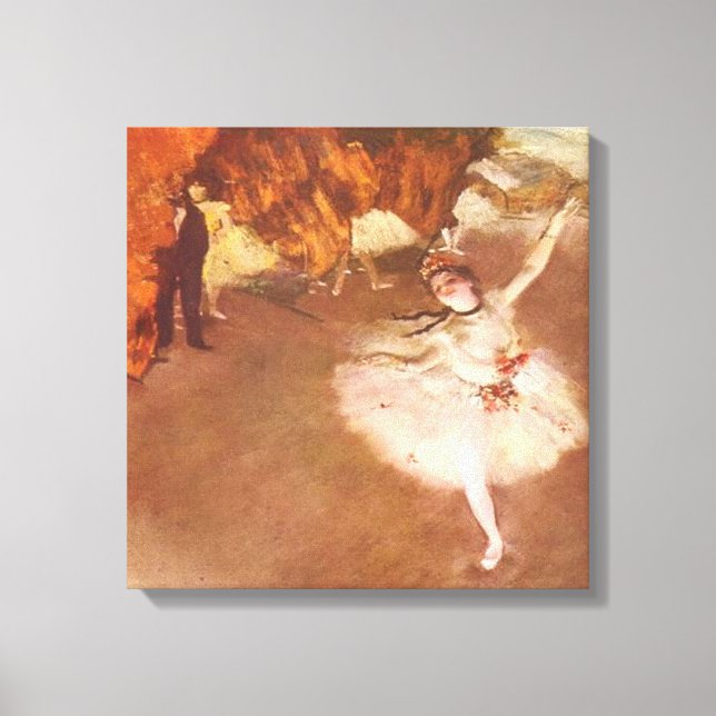 Lienzo Edgar Degas La Estrella (Anverso)