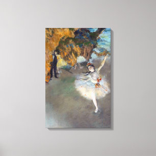 Lienzo Edgar Degas - La estrella / bailarina en el escena