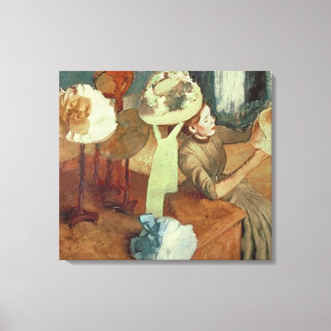 Lienzo Edgar Degas | La Millinery Shop, 1879/86 (Anverso)