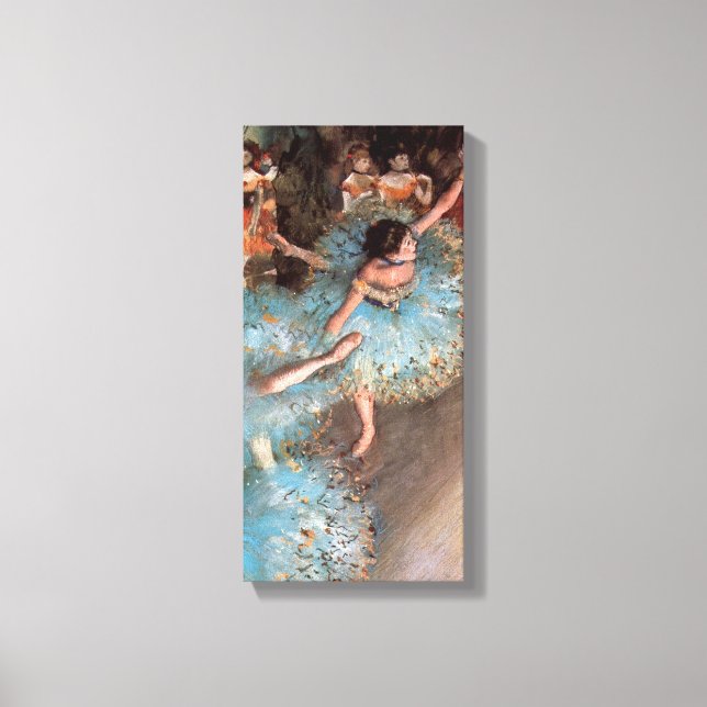 Lienzo Edgar Degas - Los bailarines verdes (Anverso)