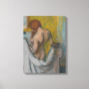 Lienzo Edgar Degas   Mujer con toalla