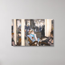 Edgar Degas - Mujeres en una terraza cafetería por
