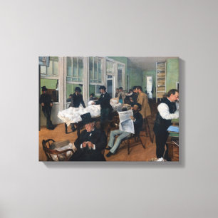 Lienzo Edgar Degas - Oficina de algodón en Nueva Orleans