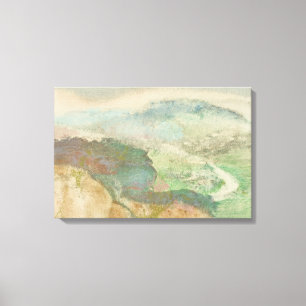 Lienzo Edgar Degas - Paisaje