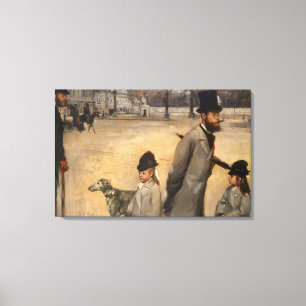 Lienzo Edgar Degas   Plaza de la Concordia, 1875