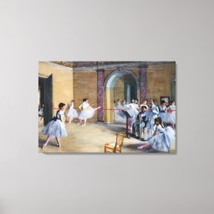 Lienzo Edgar Degas - Salón de baile, Ópera rue Le Peletie