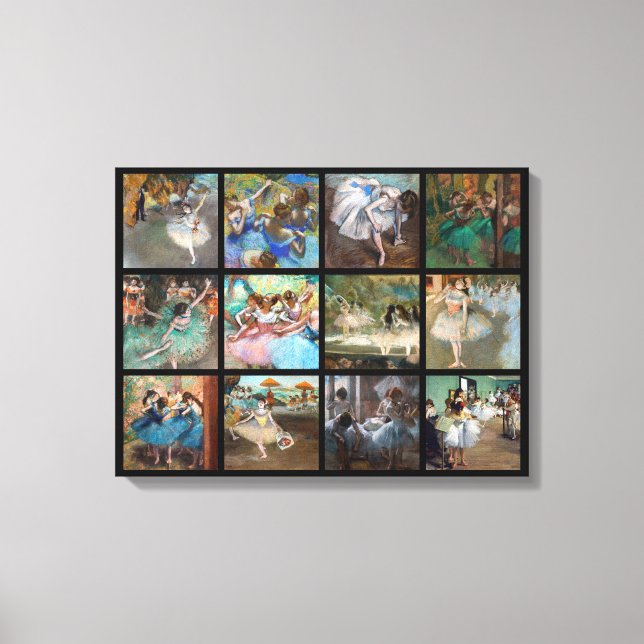 Lienzo Edgar Degas - Selección de Obra Maestra de bailari (Anverso)