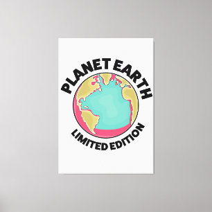 Lienzo Edición limitada Planeta Tierra