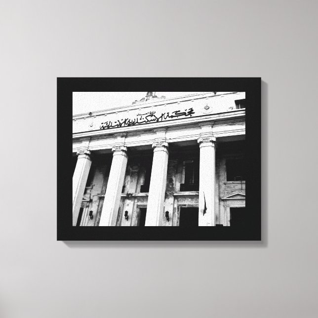 Lienzo Edificio Alexandria (Anverso)