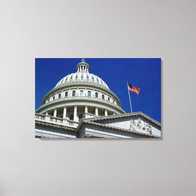 Lienzo Edificio Capitol, Washington, EE. UU. (Anverso)