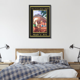 Lienzo Edificio de Arca de Noé La Génesis del Buque 6