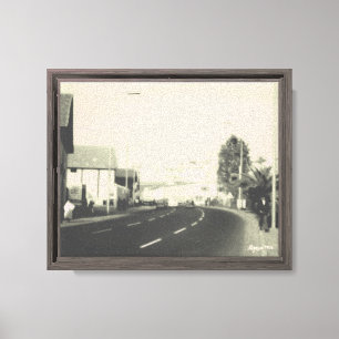 Lienzo Edificio de calle vintage Argel Argelia