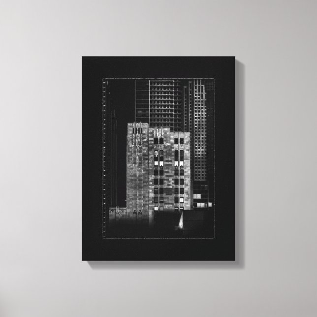 Lienzo Edificio de fideicomiso permanente de Canadá No 1 (Anverso)