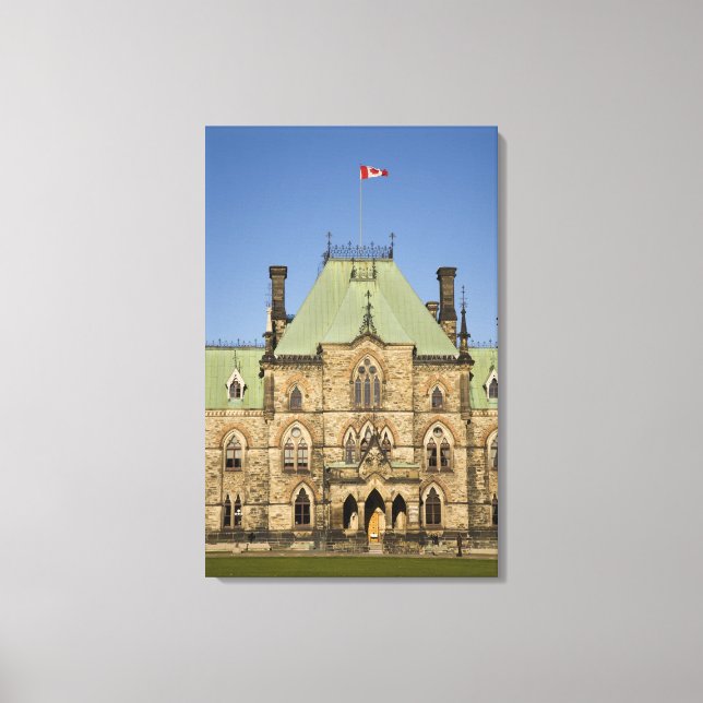 Lienzo Edificio del Parlamento en Ottawa, Ontario, Canadá (Anverso)