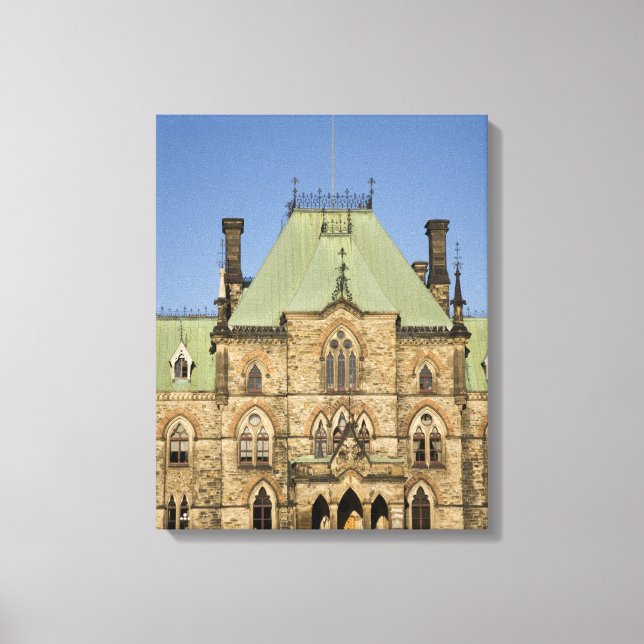 Lienzo Edificio del Parlamento en Ottawa, Ontario, Canadá (Anverso)
