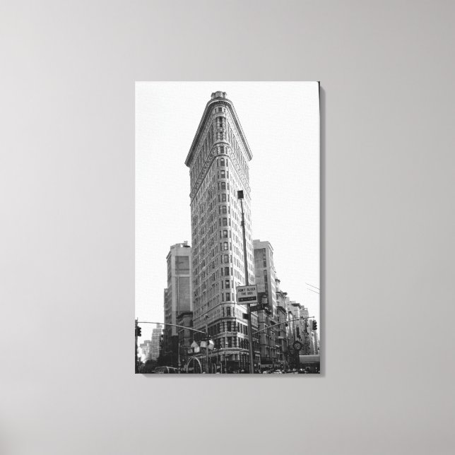 Lienzo Edificio Flatiron (foto) (Anverso)