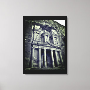Lienzo Edificio Petra Treasury