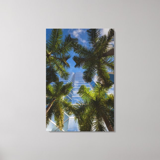 Lienzo Edificios de altura (Anverso)