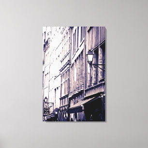 Lienzo Edificios del casco antiguo, Francia