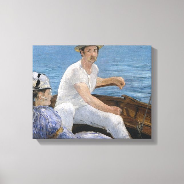 Lienzo Edouard Manet - Bote (Anverso)