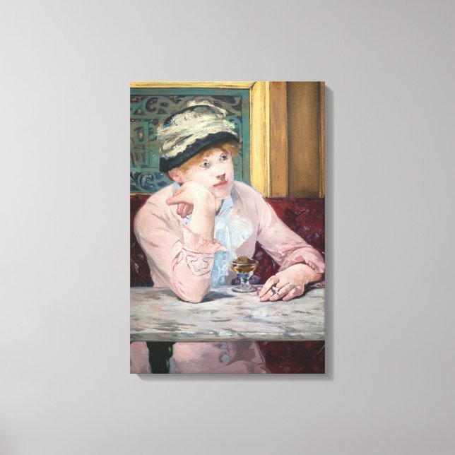 Lienzo Edouard Manet - Brandy de ciruela (Anverso)