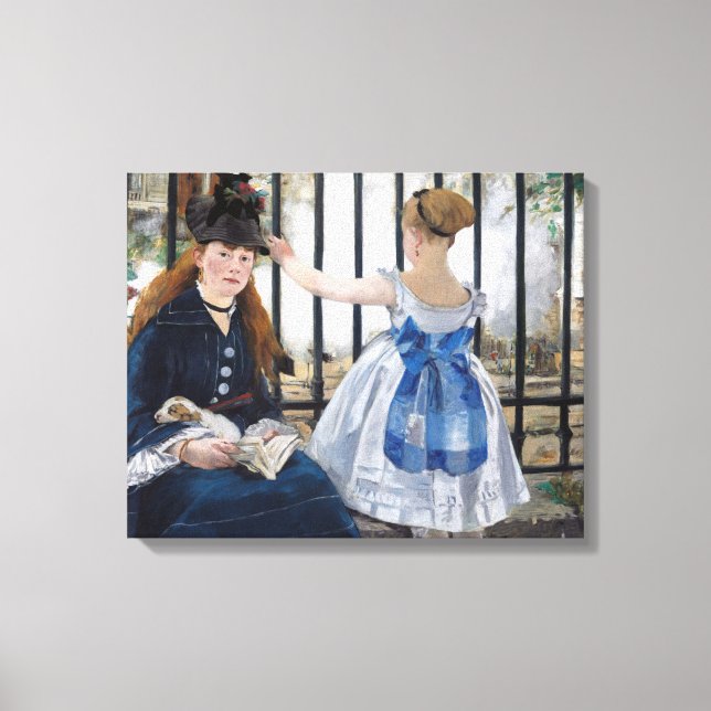 Lienzo Edouard Manet - El Ferrocarril (Anverso)