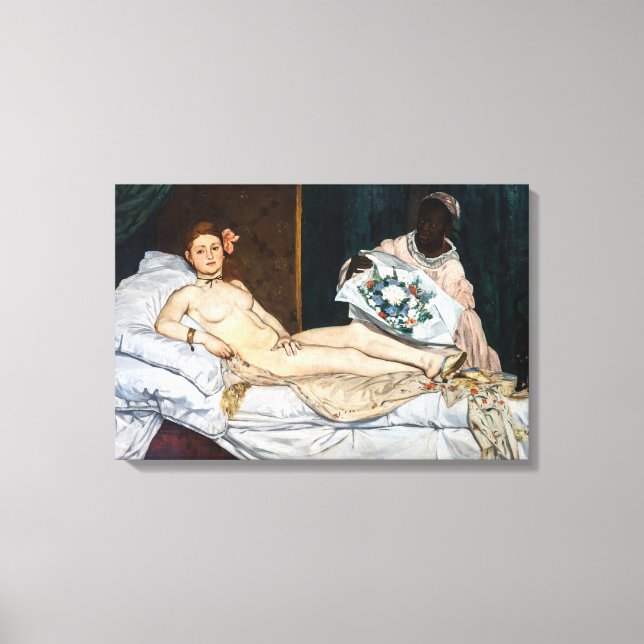 Lienzo Edouard Manet - Olympia (Anverso)
