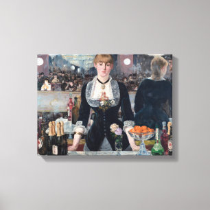 Lienzo Edouard Manet - Un bar en el Folies-Bergere