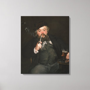 Lienzo Edouard Manet - Un buen vaso de cerveza / Le bon b