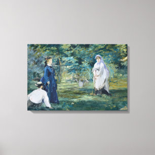 Lienzo Edouard Manet - Un juego de croquet