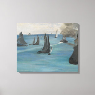 Lienzo Edouard Manet - Vistas al mar, clima tranquilo