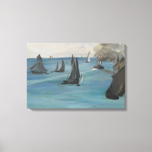 Lienzo Edouard Manet - Vistas al mar, clima tranquilo