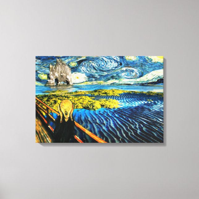 Lienzo Edvard Meets Vincent (Anverso)