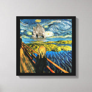 Lienzo Edvard Meets Vincent