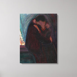 Lienzo Edvard Munch - El beso