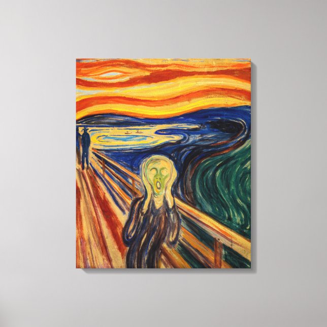 Lienzo Edvard Munch - El grito 1910 (Anverso)