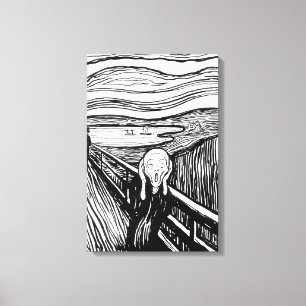 Lienzo Edvard Munch - El Grito Litografía